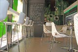 Restaurante con suelo en microcemento en Madrid